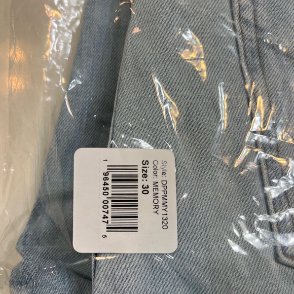 Hudson distressed denim wide leg ankle jeans size 30 - Picture 14 of 14